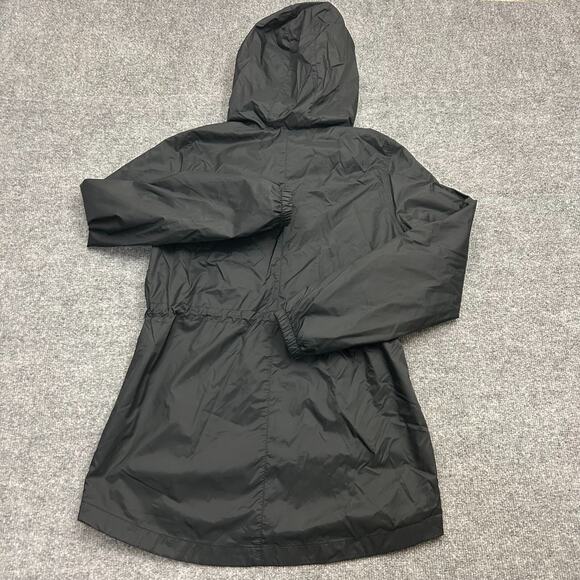 Carhartt Women’s Jacket Size Small Black Hooded Windbreaker Full Zip Mesh Lining - Picture 3 of 9